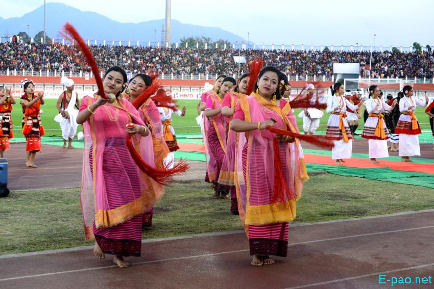 Cultural Dance at Tri-Nation International Football Tournament at Khuman Lampak Main Stadium :: March 22nd 2023