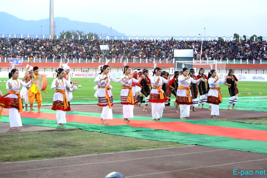 Cultural Dance at Tri-Nation International Football Tournament at Khuman Lampak Main Stadium :: March 22nd 2023