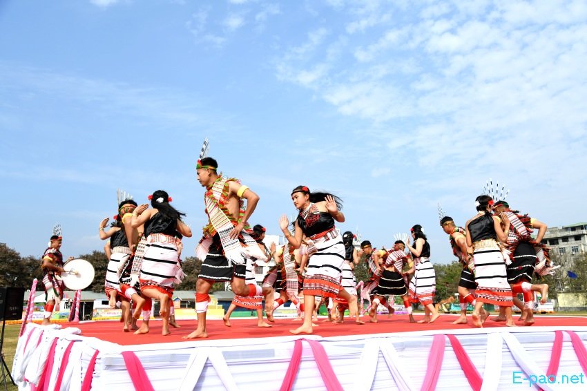 75th Republic Day : Beating of the Retreat ceremony at Manipur Rifles ground, Imphal :: 27th January 2024