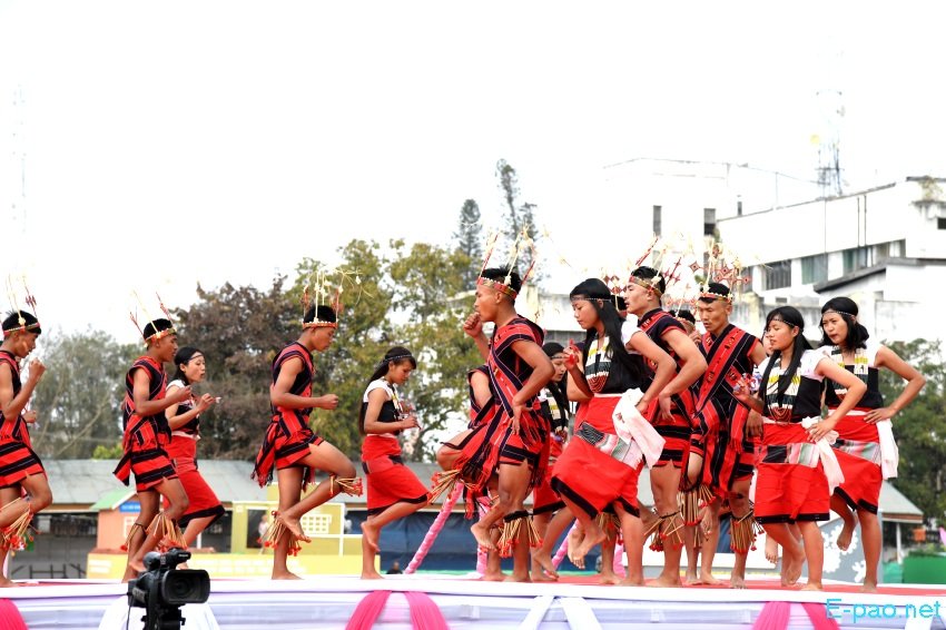 75th Republic Day : Beating of the Retreat ceremony at Manipur Rifles ground, Imphal :: 27th January 2024