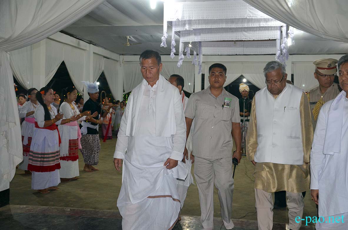 Nagaland Governor PB Acharya visited Ema Khunthok Hanbi, Thangmeiband :: 27 April 2015