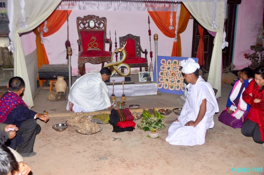  Expiation ritual at Ibudhou Pakhangba's shrine, Sana Konung for Purum community :: 13 February 2016 
