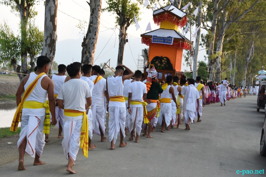 Lai Lamthokpa of the Moirang Ibudhou Thangjing Lai Haraoba at Chingei Lampak, Moirang Konjengbam Leikai :: 27 May 2019
