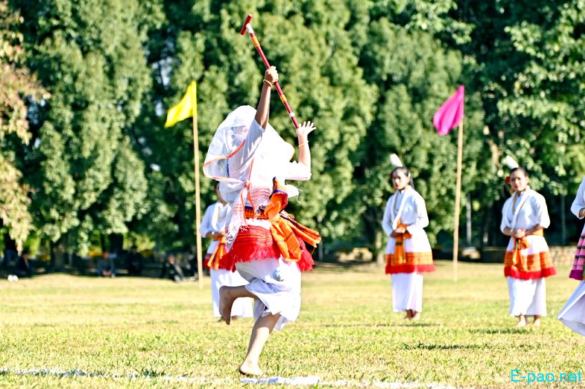 Cultural Dance (Kanglei Thokpa)  at 1st Chief Minister's Sagol Kangjei Championship at Kangla :: 18th November 2022