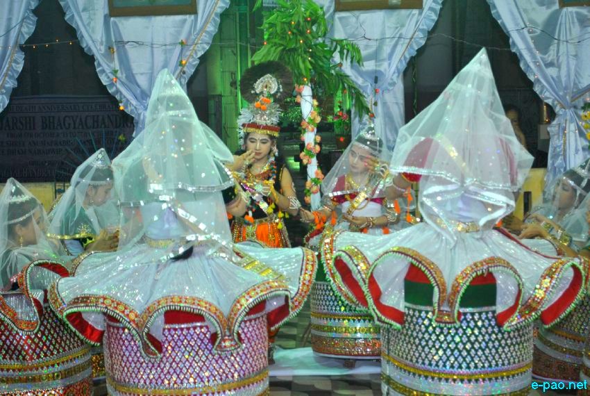 The idol of Shri Govinda during Heikru Hidongba at Bijoy Govinda Thangapat, Imphal on September 26 2012