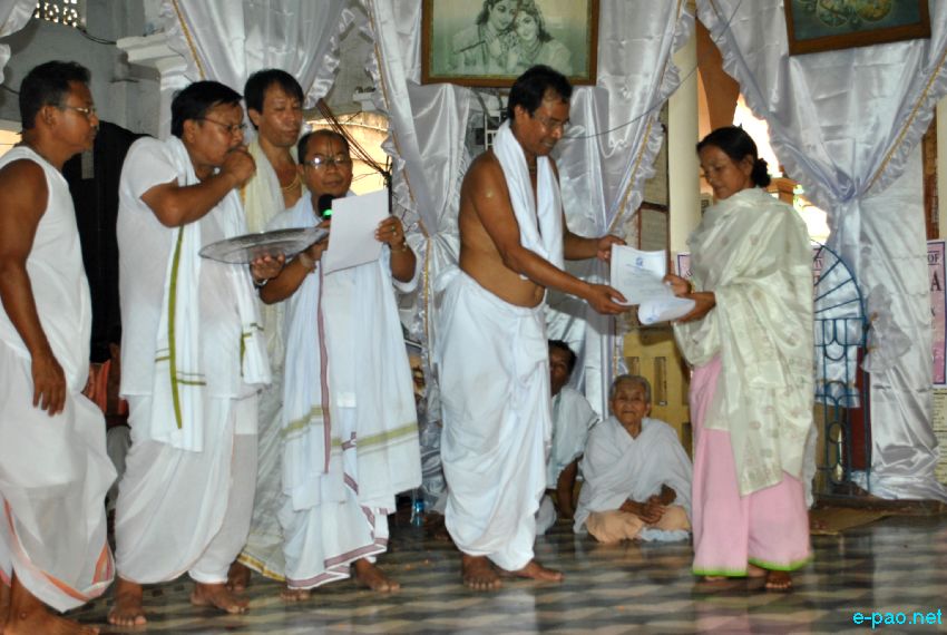Opening /Closing function  on 215th Death Anniversary of Rajarshi Bhagyachandra at Nabadwip, WB   :: October 2013