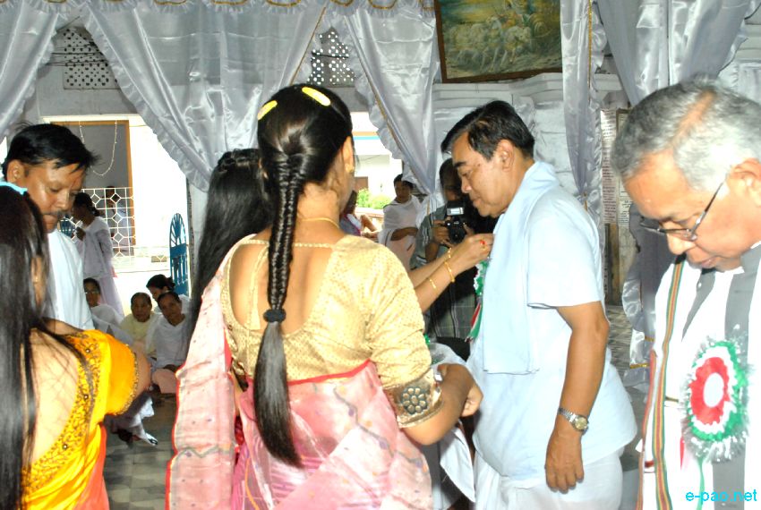 Opening /Closing function  on 215th Death Anniversary of Rajarshi Bhagyachandra at Nabadwip, WB   :: October 2013