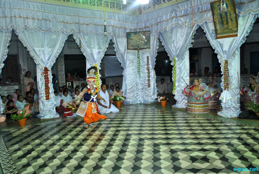 Goura Leela performed on 215th Death Anniversary of Rajarshi Bhagyachandra at Nabadwip, WB   :: October 2013