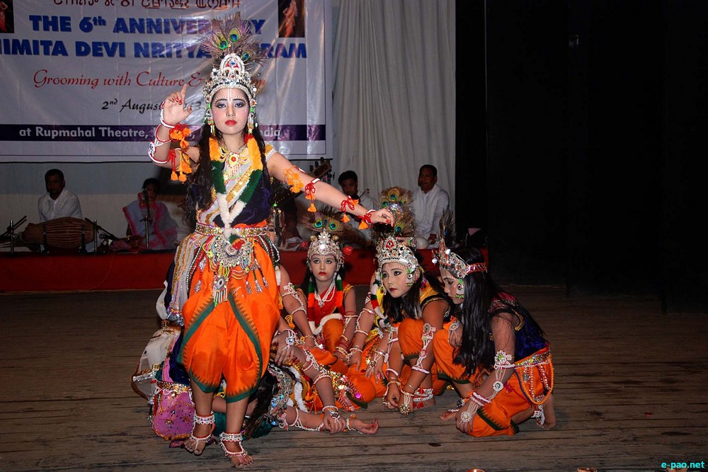 'Gostha Leela' on 6th Anniversary of Nimita Devi Nritya Ashram at Rupmahal Theatre, Imphal  :: August 2, 2013