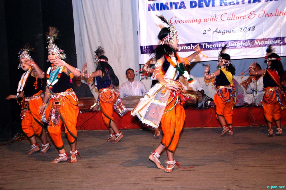 'Gostha Leela' on 6th Anniversary of Nimita Devi Nritya Ashram at Rupmahal Theatre, Imphal  :: August 2, 2013