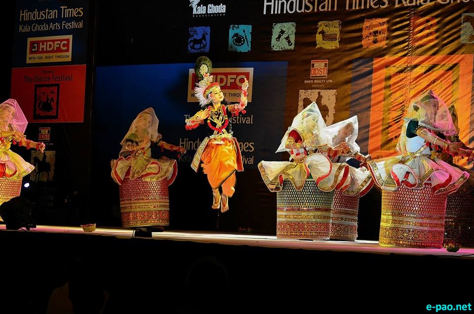 Maha Raas and other items performed by Manipuri Jagoi Marup artistes at Kala Ghoda Festival, Mumbai :: 8 Feb 2014