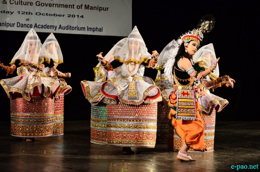  Basanta Ras : performed by Lianda Folk and Classical Academy's Students  at JNMDA :: 12 Oct 2014  
