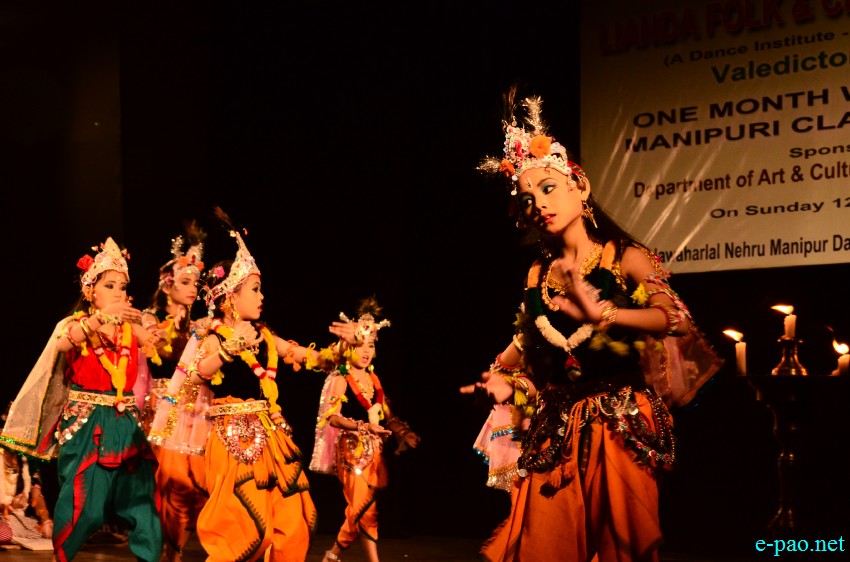 Student of  LIANDA folk and Classical Academy performed Gostha Lila at JNMDA, Imphal :: 12th Oct 2014. 