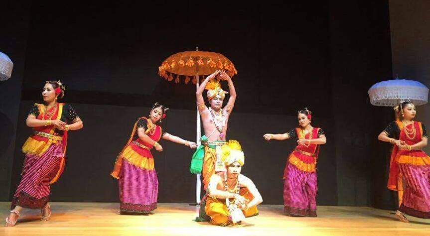 Sinam Basu Singh and his performing Troupe  promote Manipuri Dance at Vietnam and Japan