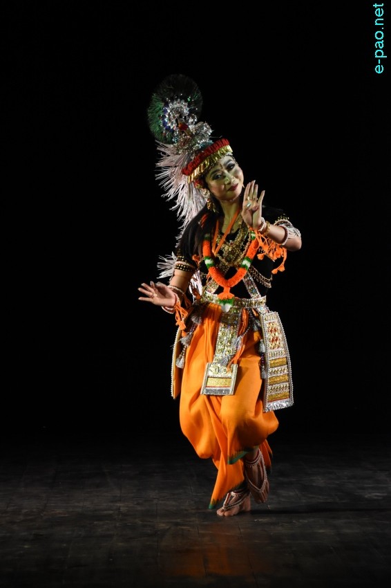 Laichombam Sapana (Lourembam Tombi Gold Medalist) at 65th Foundation Day of JNMDA , Imphal :: 1st April 2019