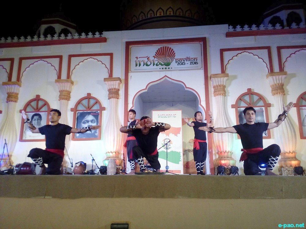 Manipuri Acrobatics Team performance at Dubai Shopping Festival , United Arab Emirates :: January 2016