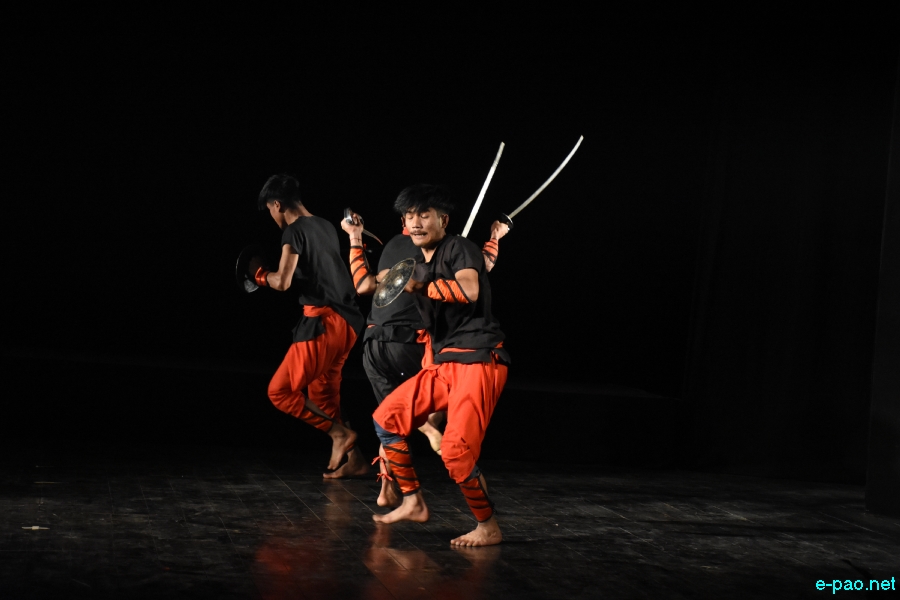 Thang Ta  performed at JN Dance Academy , Imphal :: 26th December 2019