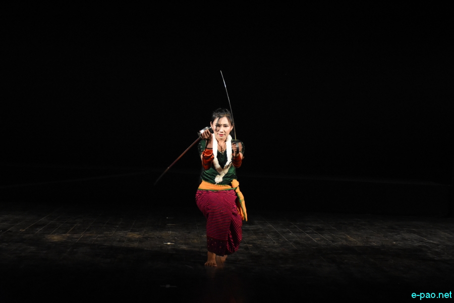 Thang Ta  performed at JN Dance Academy , Imphal :: 26th December 2019
