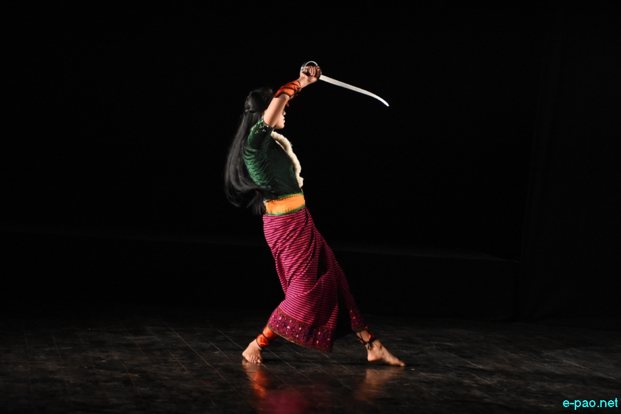 Thang Ta  performed at JN Dance Academy , Imphal :: 26th December 2019