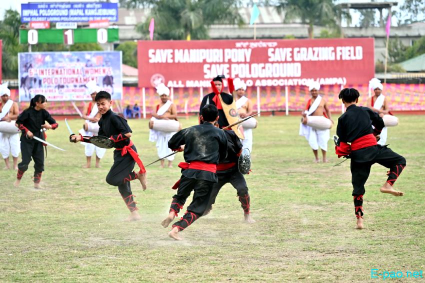 Thang-Ta : Inaugural Ceremony of 6th Women's International Polo Tournament at Mapal Kangjeibung  :: 15th February  2023