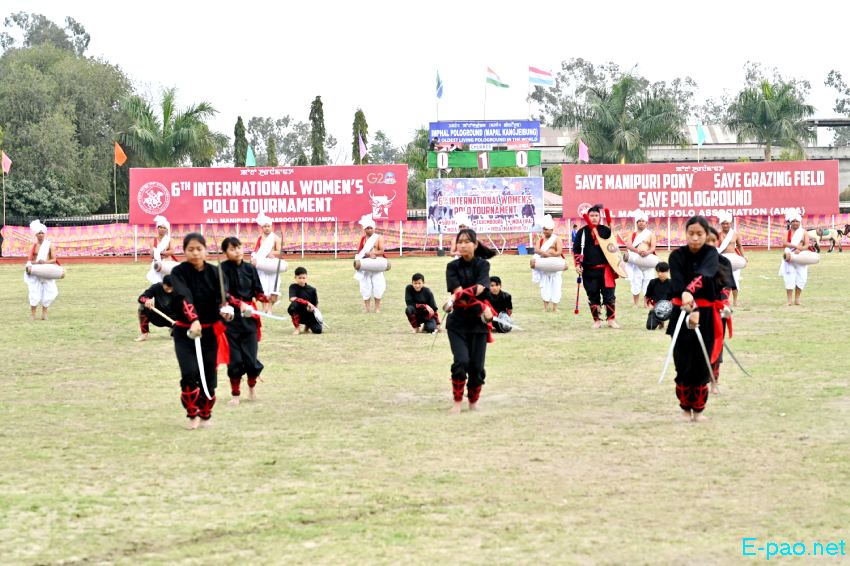 Thang-Ta  : Inaugural Ceremony of 6th Women's International Polo Tournament at Mapal Kangjeibung  :: 15th February  2023