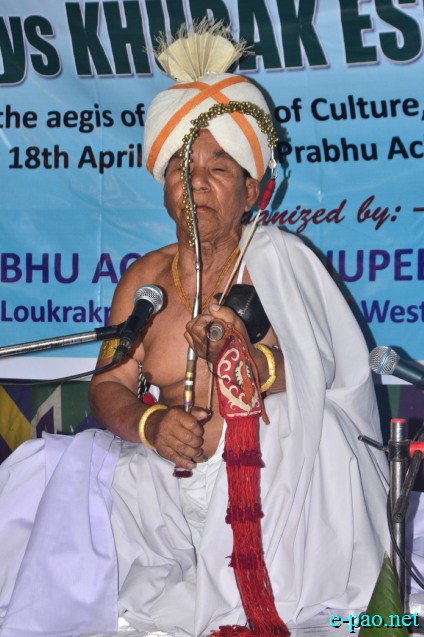Pena recital by Guru Leibakmacha  at Festival of Pena at Sagolband Tera Loukrakpam Leikai  :: April 18 2014