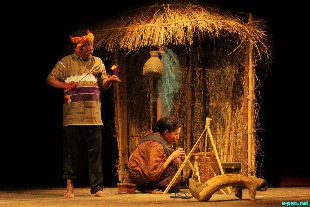 Star Repertory's play in Kabui language - 'Black Orchid' at MDU, Imphal :: 19th December 2015