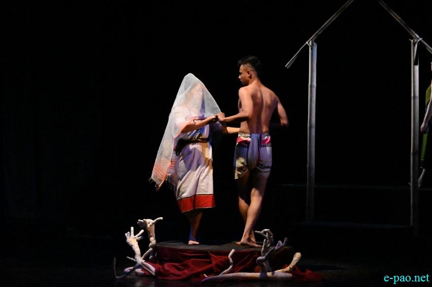 Pi - Thadoi performed by Kalakshetra Manipur at Jawaharlal Nehru Manipur Dance Academy, Imphal :: 19th July 2022