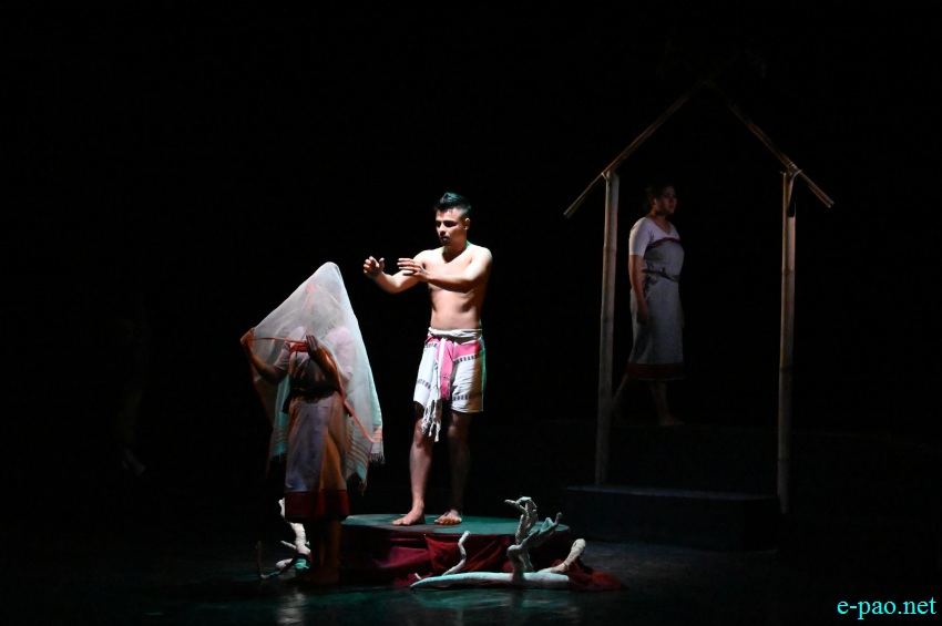 Pi - Thadoi performed by Kalakshetra Manipur at Jawaharlal Nehru Manipur Dance Academy, Imphal :: 19th July 2022