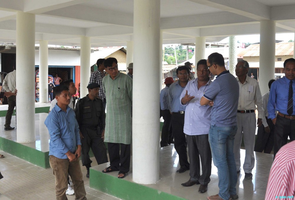 A two-storeyed Tribal Market Shed inaugurated and handed over to the public of Chakpikarong :: 3rd August 2013