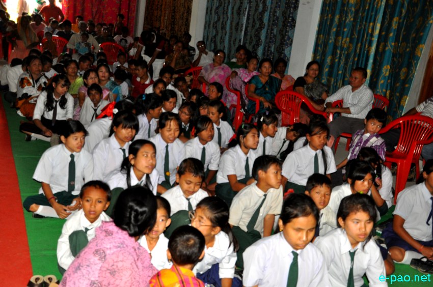 Distribution of Aids and Appliances to CWSN((Child With Special Needs) at Lamyanba Shanglen :: July 5, 2013