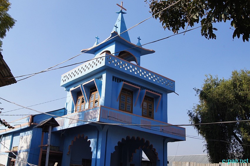 Aimol Khullen Baptist Church at Aimol Khullen, in Tengnoupal in Chandel District of Manipur :: December 16 2014