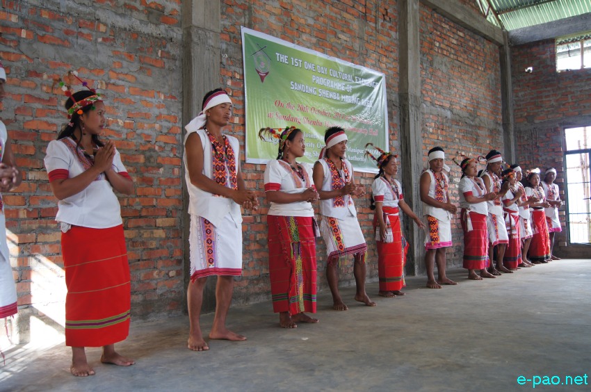 Cultural Exchange Programme of Sandang Senba Area at Sandang Senba Village, Senapati :: Oct 20 2014