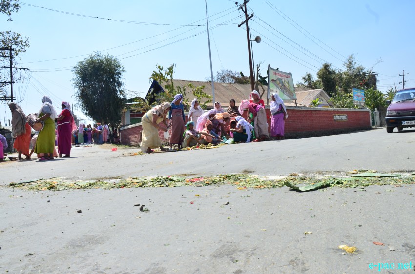 Saroi Khangba (propitiation of the evil spirits) at Sagolband and Kakwa, Imphal  :: 8th March 2014