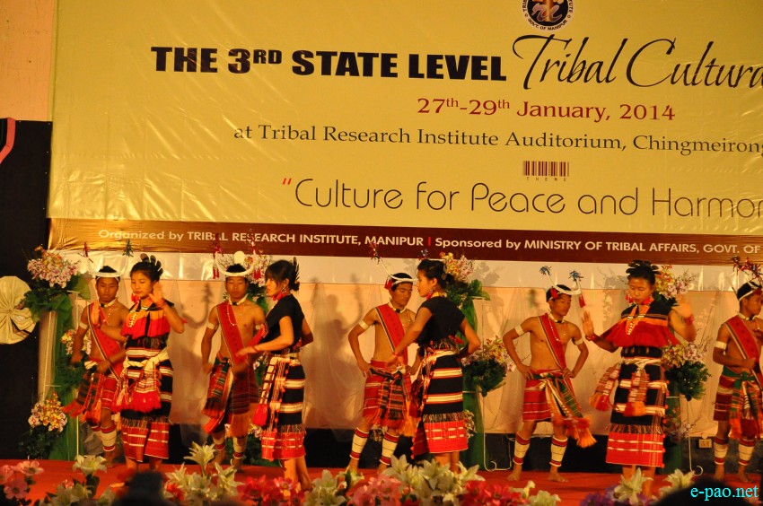 3rd State Level Tribal Cultural Festival organized by Tribal Research Institute (TRI)  at Chingmeirong  :: 27 January 2014