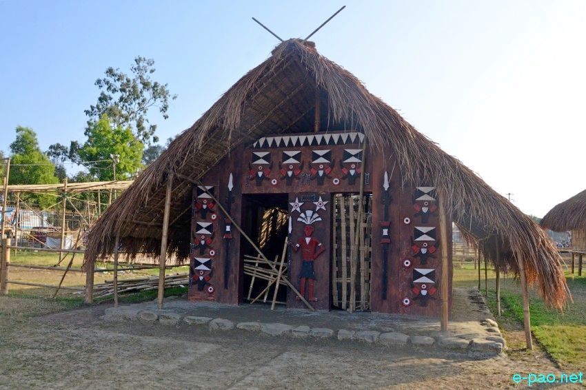Indigenous / Traditional hut from various Communities of Manipur at Hatta Kangjeibung, Imphal :: November 2015