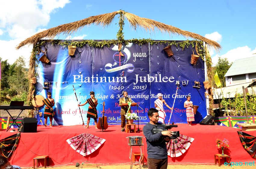Kamuching village and Kamuching Baptist Church celebrated its platinum jubilee :: 5th January 2015