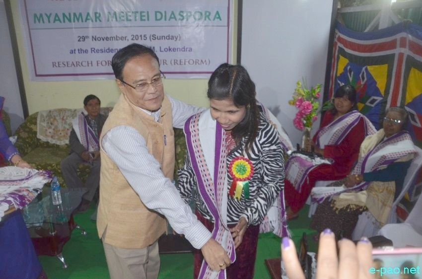 Reception ceremony of Myanmar Meetei Diaspora in Imphal :: November 29 2015