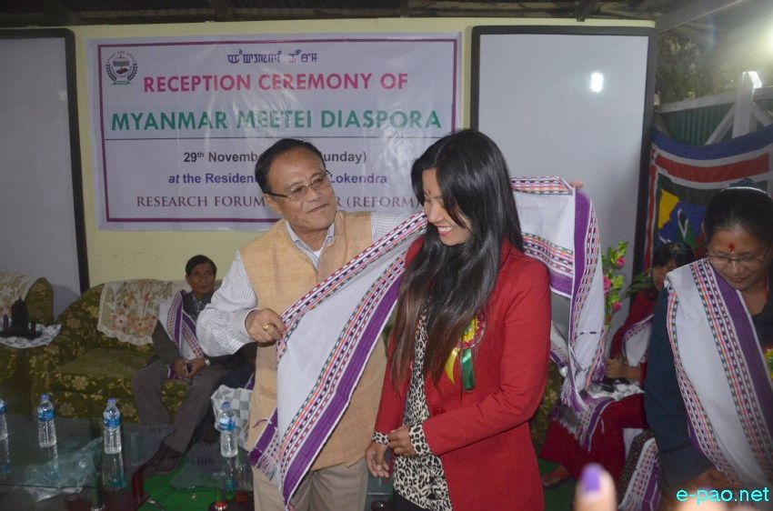 Reception ceremony of Myanmar Meetei Diaspora in Imphal :: November 29 2015