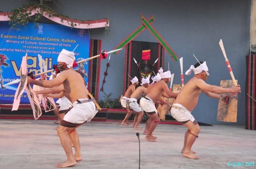 Adi Vimba (Festival of Folk & Tribal Arts) : Maring War dance  :: 30 January 2016
