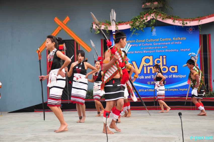 Adi Vimba (Festival of Folk & Tribal Arts) : Skuirei Dance from Maram , Senapati :: 30 January 2016