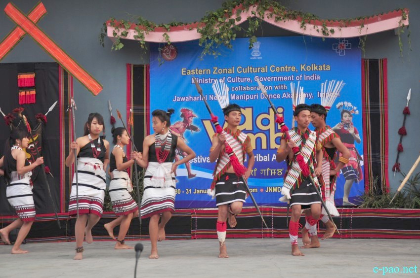 Adi Vimba (Festival of Folk & Tribal Arts) : Skuirei Dance from Maram , Senapati  :: 30 January 2016