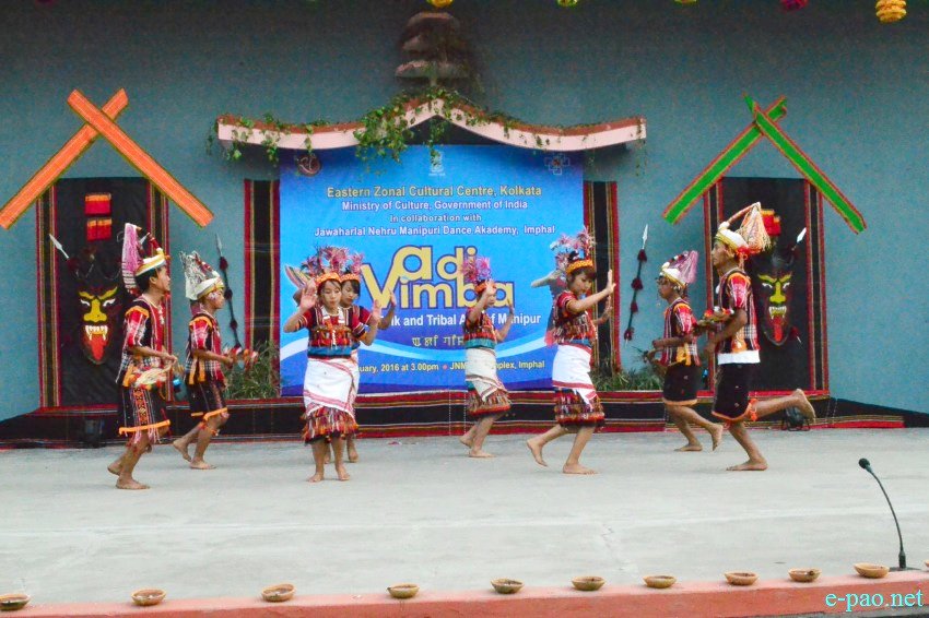 Adi Vimba (Festival of Folk & Tribal Arts) : Tarao Enthomah Lam Dance :: 31 January 2016