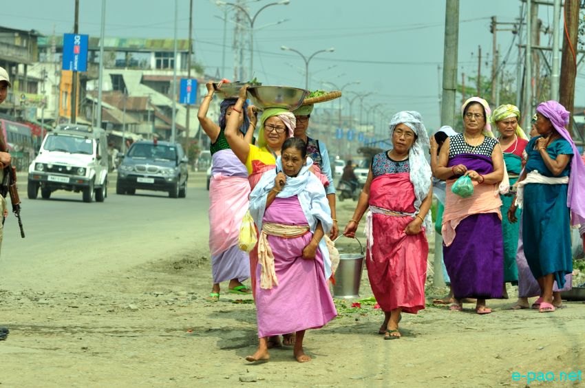 Saroi Khangba (propitiation of the evil spirits) at Kakwa, Pishum, kwakeithel :: 12 March 2016