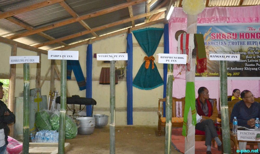 Chothe community  festival : 'Shabu Hong Rein' at Purum Khullen community hall, Chandel :: 30 October 2017