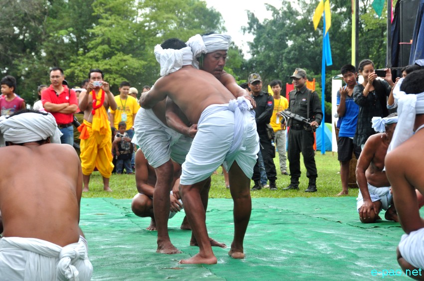 Indigenous Game of Wrestling at World Tourism Day at Phayeng   :: 27th September 2017