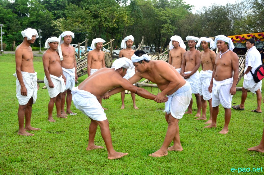 Indigenous Game of Wrestling at World Tourism Day at Phayeng   :: 27th September 2017