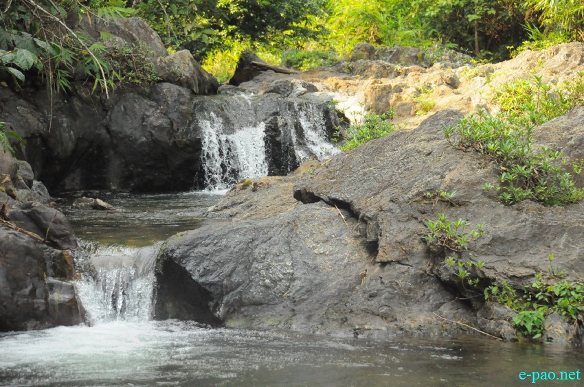A waterfall located at Kwatha in Tengnoupal District  :: First Week of November 2018