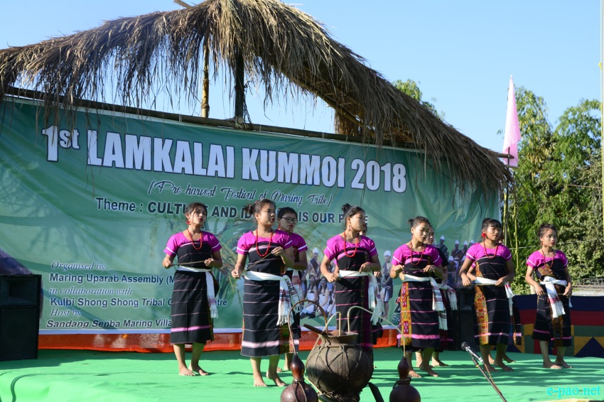 1st Lamklai Kummoi 2018, (Pre-harvest festival of Maring) at Sandang Senba Village, Senapati :: 20 October 2018