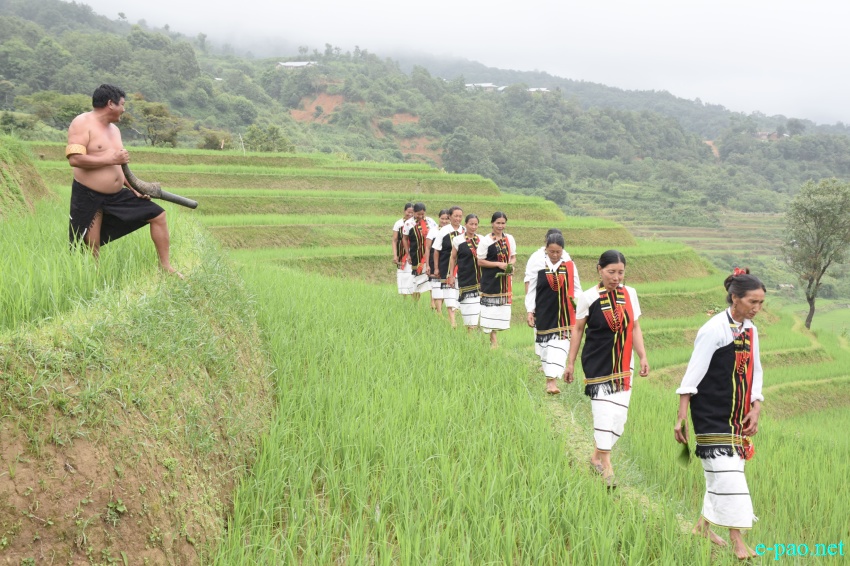 Laonii Festival , seed sowing festival of the Poumai tribe at Phuba Khuman village of Senapati District   :: 22nd July, 2019